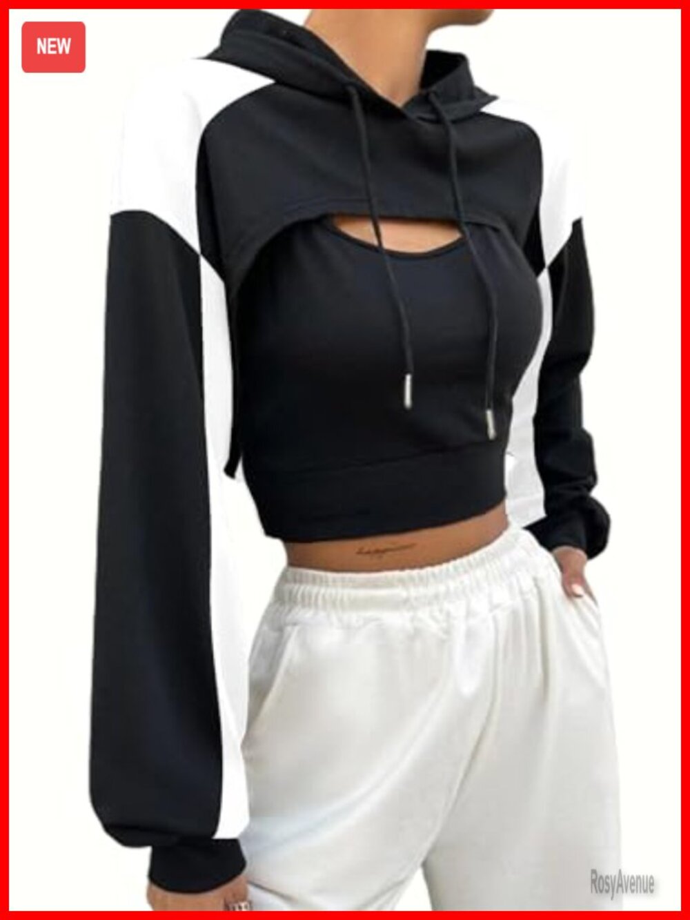 Super Cropped Hoodie Long Sleeve Workout Top